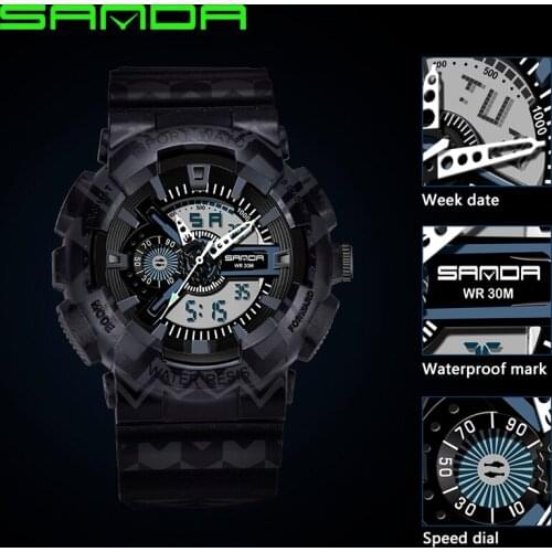 BASID Mens Sports Watch Fashion Waterproof Analog Electronic Digital Quartz Watches Clock Gentleman Top Brand Luxury Military