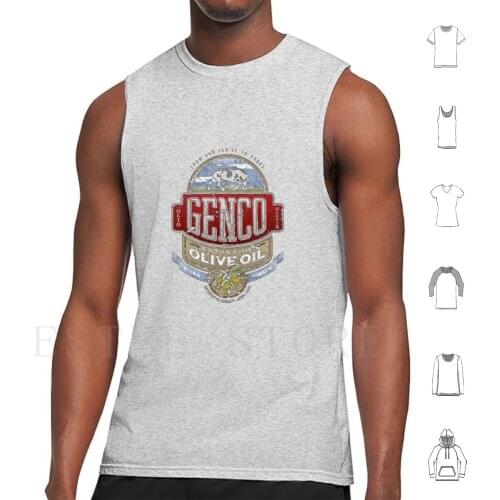 Genco Olive Oil The Godfather Tank Tops Vest Cotton Genco Olive Oil The Godfather