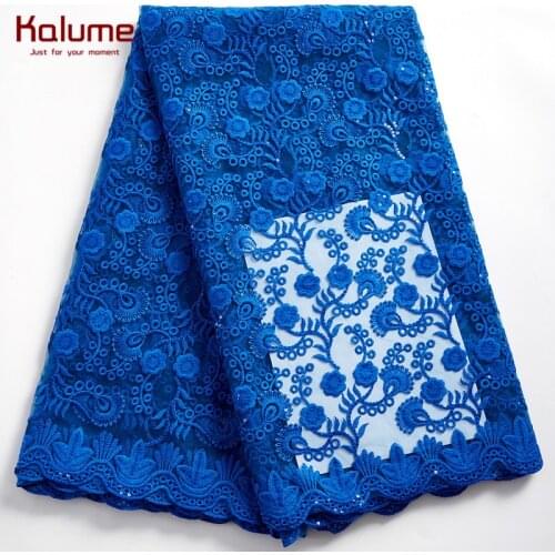 Kalume African Net Lace Fabric Diy Dress French Laces Fabric High Quality Nigerian Lace Fabric For Dresses Lace Fabric F2376