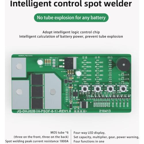 16V Spot Welder Set Portable Battery Spot Welding Storage Machine DIY PCB Circuit Board 6.5V to 16V Transformer Controller Board