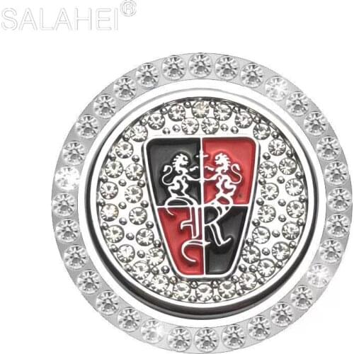 Car Interior Crystal Sequins One-click Start Button Ring Sticker For Roewe 750 950 350 550 E50 W5 216 Cabriolet 620 Si 416 GSi