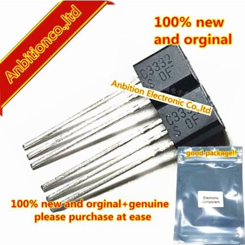 10pcs 100% new original 2SC3332 C3332 TO-92 MOS High-Voltage Switching Applications in stock
