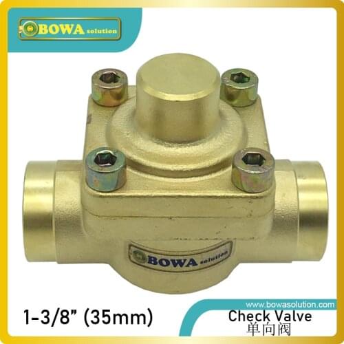 1-3/8" plunger Check Valve avoid direct contact between the torch flame and the valve body In any case replace Superior Valves