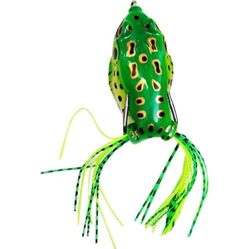Random Color Water Ray Frog Shape Fishing Lures Soft Rubber Crank Wobbler Baits With Dual Hooks For Fly Fishing Accessories