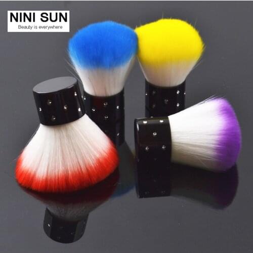 DIY Nail Brush Nail Art Dust Cleaning Manicure Tool Soft Cosmetic Brush Professional Clean Cleaning Brusher Make Up Brush Tool