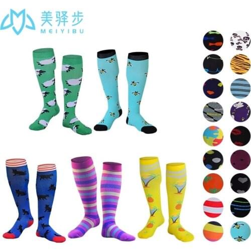Sport Compression Sock Compression Socks Chaussette De Compression Calzino A Compressione Kompressionsstrumpa Men Women Mujer