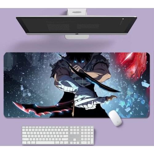 Solo Leveling Gamer Unique Desktop Pad Game Mousepad Large gaming laptop XL non-slip rubber office computer mouse pad