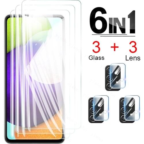 For Samsung Galaxy A52 Glass for Samsung A52 A72 A42 A32 Tempered Glass Hd Screen Camera Protector Film for Samsung A52 5G Glass