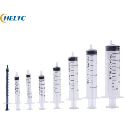 10pcs Disposable Plastic Injector Luer Slip Syringes Blunt Tip Syringe For Industrial Glue Applicator Refilling Measuring Tool