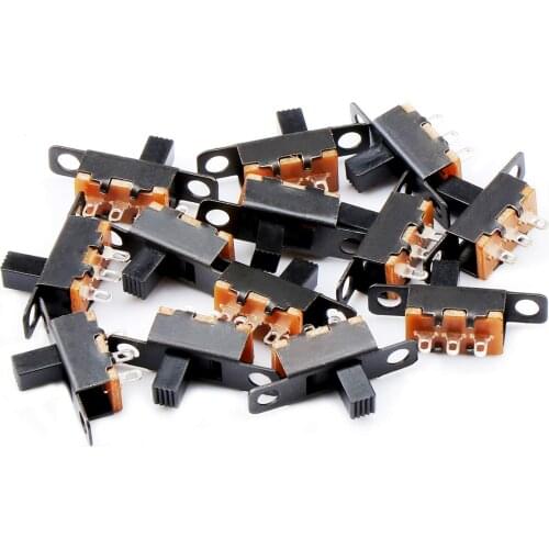 20PCS 5V 0.3A 3 Pin 2 Position Mini SPDT Slide Switch