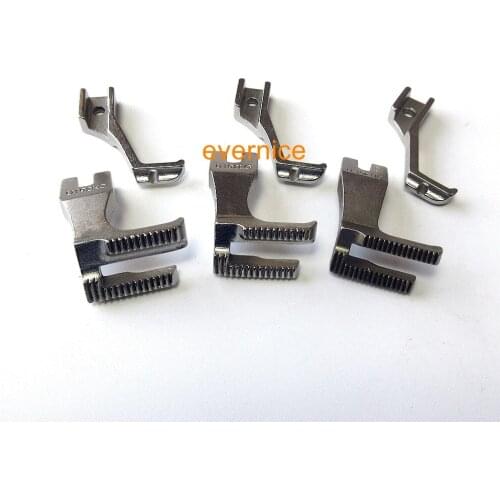3 Set Welting Welt Piping Foot Cutout For Juki Du141 Du-1181 Consew 205Rb Tacsew 155Rb