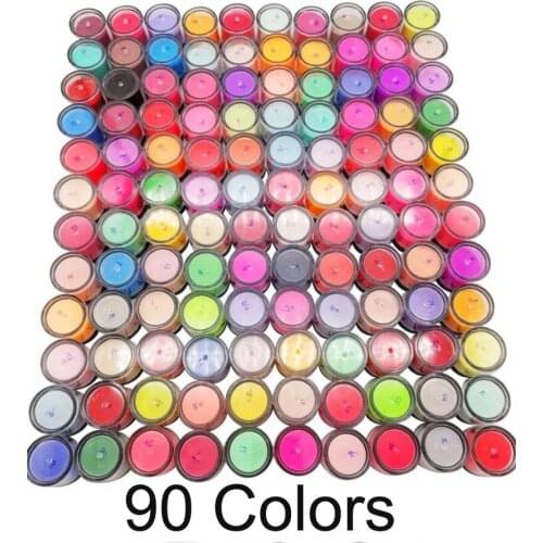 3 In 1 Powder Colors Crystal Acrylic Nails Powder For UV Nail Art Polymer Builder New 2020 Carving Pattern Decoration In 10g Jar