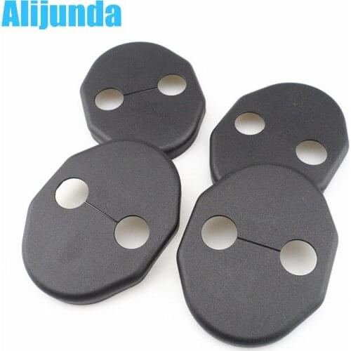 4pcs/set Car Door lock waterproof rust Protector Cover car styling for MAZDA 2 3 5 6 CX-5 CX5 / Mitsubishi Lancer EX Galant