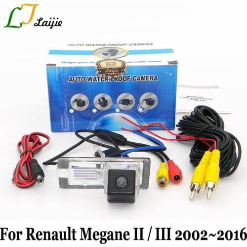 Car Rear View Camera For Renault Megane 2 3 II III 2002~2016 / HD CCD Water Proof Wide Lens Angle Auto Reversing Camera
