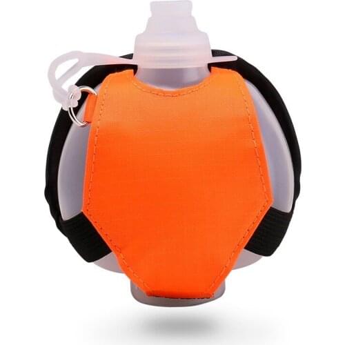 Ultra-light Outdoor Sports Water Bottle Running Fitness Cycling Wrist Water Bottle Mouthpiece Suction Cup Travel Water Cup