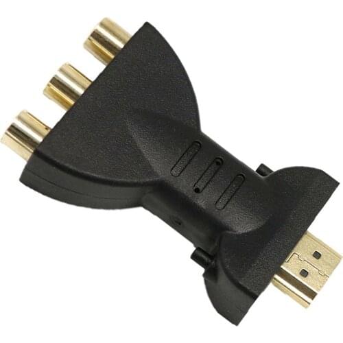 AV Digital Signal HDMI-Compatible To 3 RCA Audio Adapter Component Converter Video Audio Adapter AV Component Converter 1080P