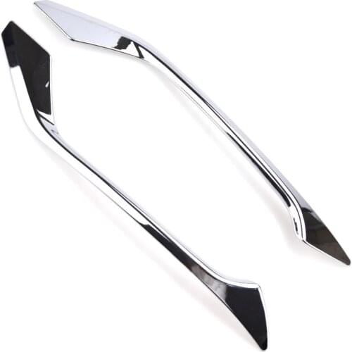 DHBH-For Honda HR-V HRV Vezel 2016 2017 2018 Chrome Rear Fog Light Tail Lamp Eyebrow Cover Trim Protector Molding Bezel Frame St