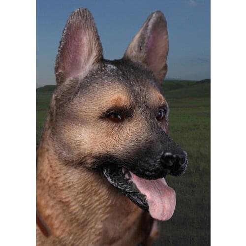 DID AS003 1/6 Scale Working Dog German Shepherd German Dog Simulation Animal Dog Model for 12 inches Action Figure Accessories