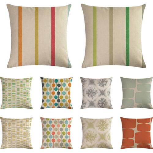 Geometric Art Triangles Stripes Lines Abstract Pattern Prints Cushion Cover Home Decor Sofa Throw Decorate Living Room ZY1332