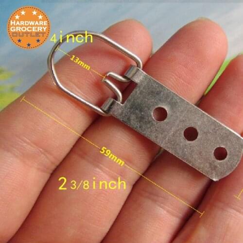 Small Triangle D-Ring Picture Frame Hangers Single Hole 50pcs Hot sale