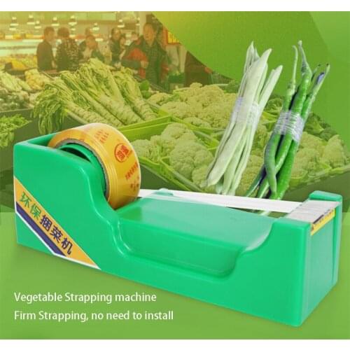 Supermarket Vegetable Strapping machine, Fresh-keeping film/wrapping film Strapping machine, Transparent adhesive tape packaging