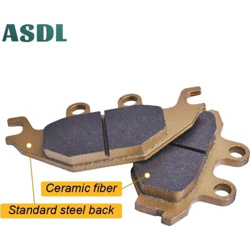 Motorcycle Front & Rear Brake Pads For Kawasaki KVF 300 Brute Force 2013-2017 For Yamaha MT 125 YZF 125 YZF-R 125