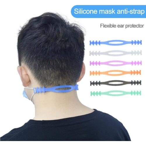 Soft Face Shield Earmuffle Artifact Mask Rope Silica Gel Extension Buckle Ear Muffs Motorcycle Accessories Motorcycle Parts