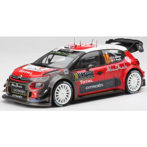 NOREV 1/18 Citroen C3 WRC 2018 Diecast Collection of Simulation Alloy Car Model Children Toys