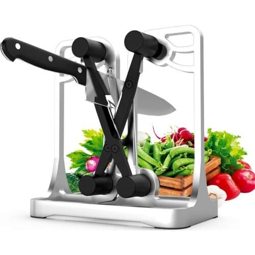 New Diamond Knife Sharpener Kitchen Professional Knife Sharpener Polishes Serrated Beveled Blades Chef Knives Sharpeners