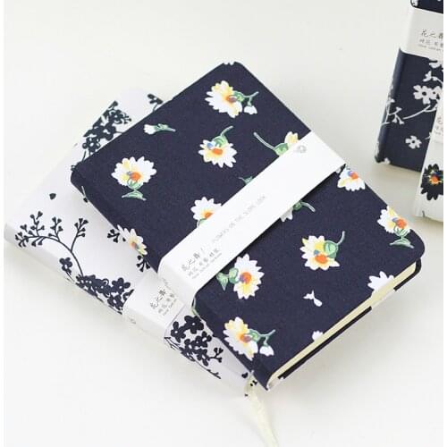 Mercii New Arrival Floral Flower Notebook Schedule Book Diary School Office Supplies Kawaii Stationery Chinese Painting Notepad