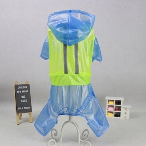 New Pet Dog Puppy Raincoat Translucent Sunscreen Raincoat Soft And Comfortable High-Grade Waterproof Dust Coat Clothing