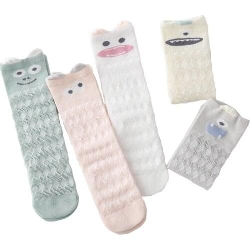 0-5 Years Old Children Socks Baby Toddler Girl Boy Socks Spring Summer Cute Anti-friction Baby Long Socks Babies Accessories