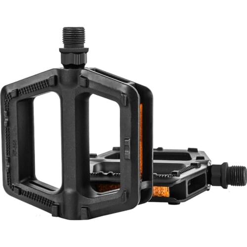 Mountain Bike Pedals Universal Lightweight Non-Slip Ultra Sealed Bearing Road Bike Platform Pedals with Reflector