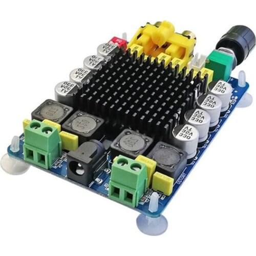 TDA7498 Digital Power Amplifier Board 2.0 Dual-Channel 2X100W Stereo Car Computer Speaker Power Amplifier Module