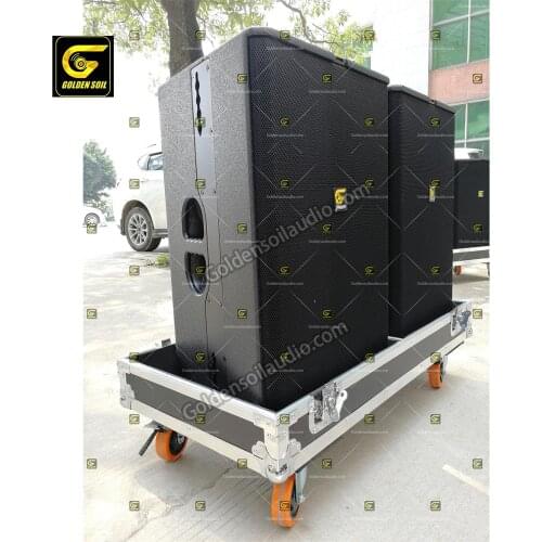 T24N Double 12 Inch Two Way Speaker With Crossover And B30 Double 15 Inch Subwoofer Professional Audio System