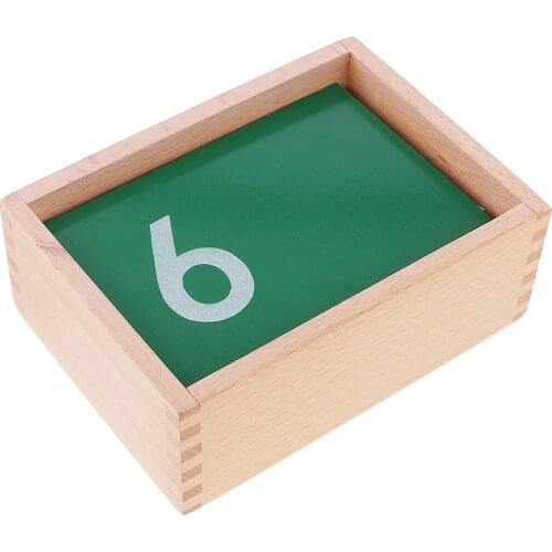 Montessori Development Toy 0-9 Sandpaper Number Cards Addition Subtraction MultiplicatioN Division