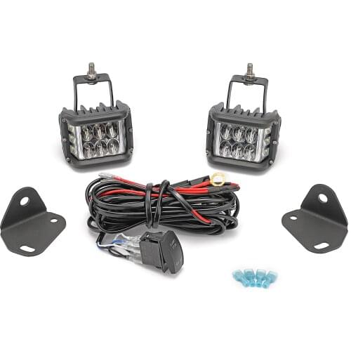 For Can am Maverick X3 Max 2017-2020 LED Light Pod Flag Rear Mount Reversible Bracket