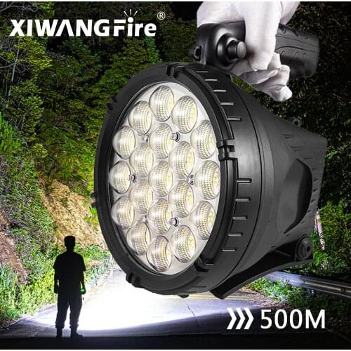 Most Powerful LED Portable Spotlight Flashlight Searchlight with P90 Lamp Beads Suitable for Outdoor Camping Lampe Led Torch