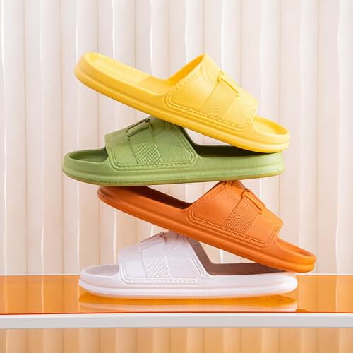 Slippers Mens 2021 Summer New Casual Striped Beach Flip Flops Male Female Designer Shoes Indoor Couple Bathroom Sliders Big Size