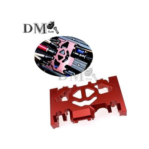 TRAXXAS TRA-4 Climbing car aluminum alloy mid-wave box bottom plate Chassis upgrade TRX4 wave box base