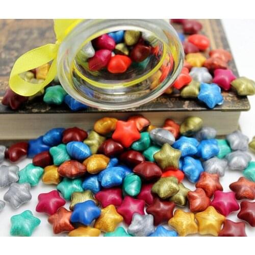 Retro Red Wax Seal Special Wax Seal Wax Particles Envelope Lucky Star Multicolor Single Particle Price STAR 00231