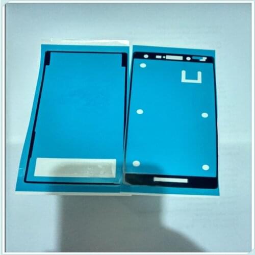 1 Set=2pcs LCD Front+Back Adhesive Glue Tape Sticker For Sony M2 D2302 D2303 LCD Housing Frame Plate Back Battery Cover Stickers