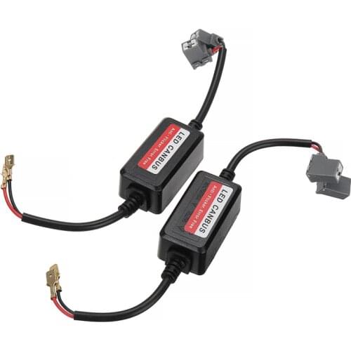 2pcs H1/H7 LED Type Front Headlight Canbus Error Free Warning Resistor Decoder Anti-Flicker Accessories Tool