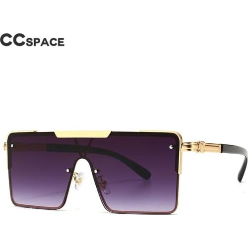 46376 Oversized Square Luxury Sunglasses Men Women Fashion Shades UV400 Vintage Glasses