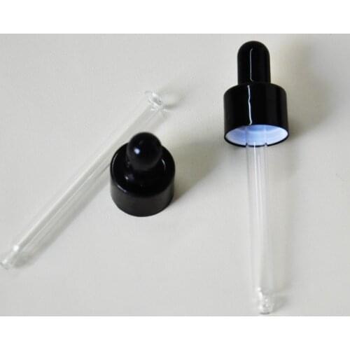 50pcs/lot 18mm Dropper cap Bottle Cap Piepette Dropper Glass Piepette Essential Oil supply(supplies) For 18mm neck size