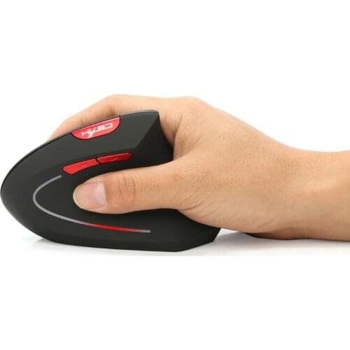 Wireless Mouse Ergonomic Optical 2.4G 800/1600/2400DPI Light Wrist Healing Vertical Mice with Mouse Pad Kit