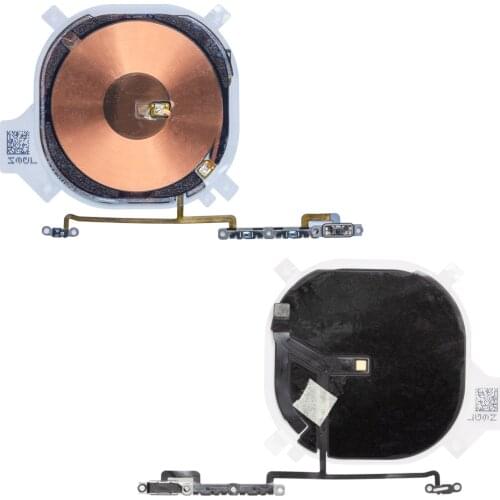 Wireless Charging Chip Coil For iPhone X XS / XS Max Volume Button Flex with Wireless NFC Chip Flex Cable Replacement Parts