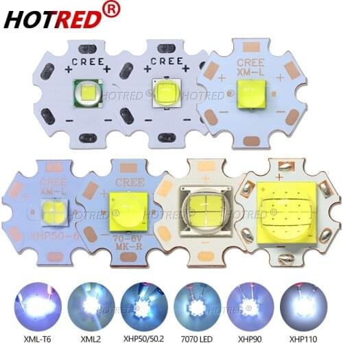 DC3V/6V/24V XML2 T6 XHP70 XHP90 XHP110 LED COB Replace CREE 18W 30W 36W 45W 54W 72W For Flashlight Car Light Diving Light Source