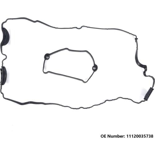 Black ACM rubber Engine Valve Gasket Cylinder Heads Cover Set for BMW M3 E90 E91 11120035738 11120035738 15-39287-01