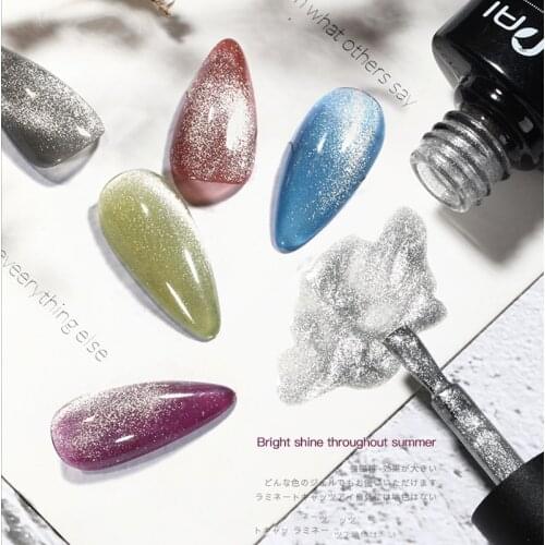 DIY UV Nail Gel Shining Spar Cat Eye Gel Polish Ice Penetration Magic Variety Manicure Glitter Phototherapy Nail Polish TSLM2